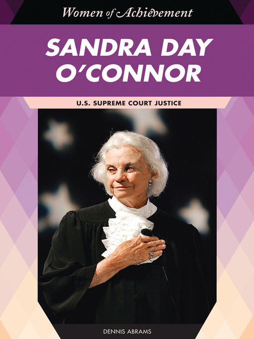 Cover image for Sandra Day O'Connor